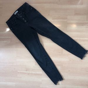 MADEWELL 9” High Rise Skinny Frayed Hem